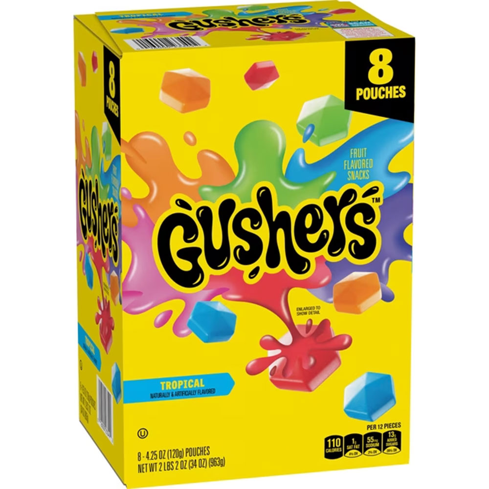 Gushers Tropical 4.25oz 8ct Box