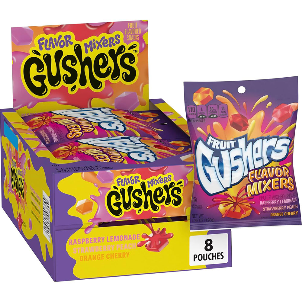 Gushers Flavor Mixers 4.25oz 8ct Box