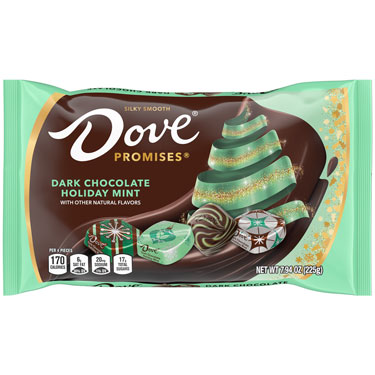Dove Promises Dark Chocolate Holiday Mint 7.94oz Bag