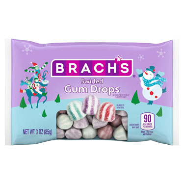Brachs Holiday Swirled Gumdrops 3oz Bag