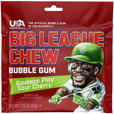 Big League Chew Squeeze Play Sour Cherry 12ct Box