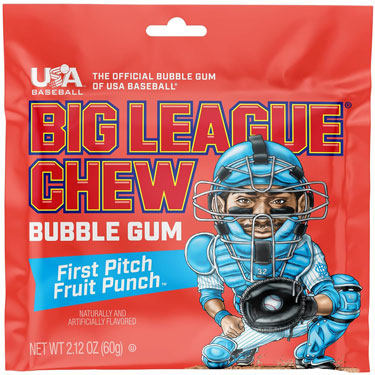 Big League Chew First Pitch Fruit Punch 12ct Box