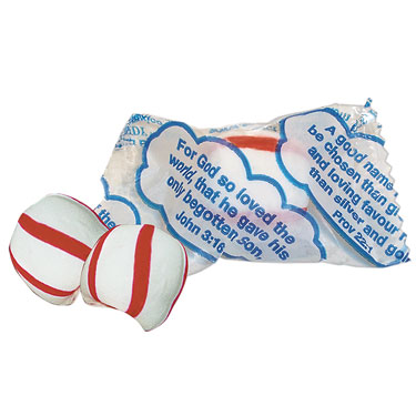 Scripture Candy Wrapped Old Fashioned Soft Peppermints 1 Lb