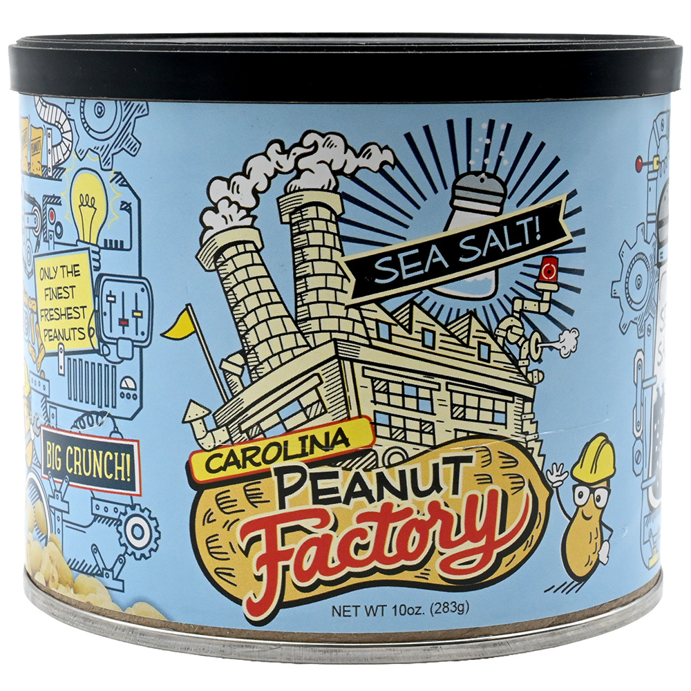 Carolina Peanut Factory Sea Salt Peanuts 10oz Jar