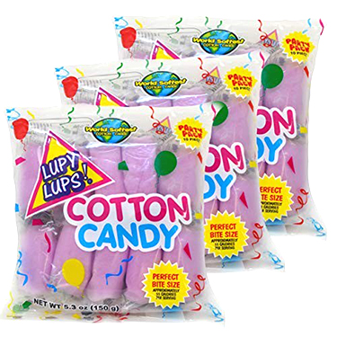 Alberts Cotton Candy Purple Grape 5.3oz Bag