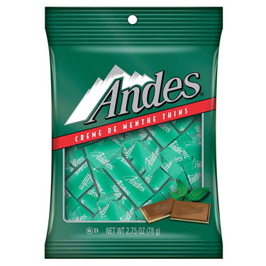 Andes Creme De Menthe Thins 3oz Bag
