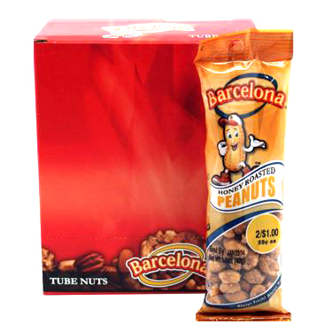 Barcelona Honey Roasted Peanuts 1.5oz 12ct Box