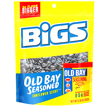 Bigs Sunflower Seeds Old Bay Seasoned 5.35oz Bag