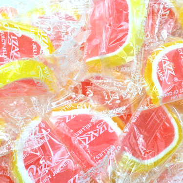 Cavalier Candies Wrapped Grapefruit Jelly Slices 1 Lb