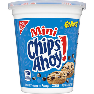 Chips Ahoy Chocolate Chip Cookies Go Pack 3.5 oz