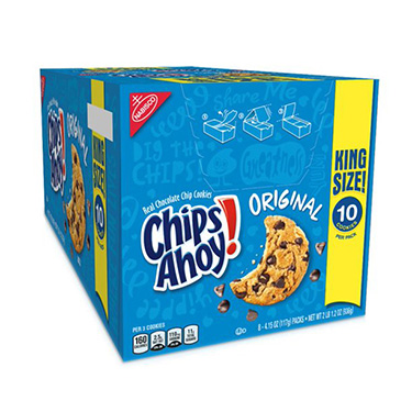 Chips Ahoy King Original Chocolate Chip Cookies 3.75 oz 8 ct Box