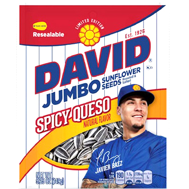 David Jumbo Spicy Queso Sunflower Seeds 5.25oz Bag