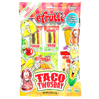 eFrutti Gummi Taco Twosday 2.7oz Bag