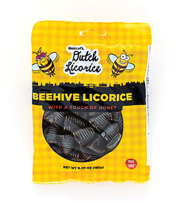 Gustafs Bee Hive Licorice 5.29oz Bag