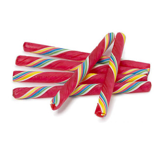  CandySips Candy Straws, Peppermint, 8 Straws, Pack of