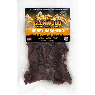 Glenwood Jerky Old Style Honey Habanero 10oz Bag