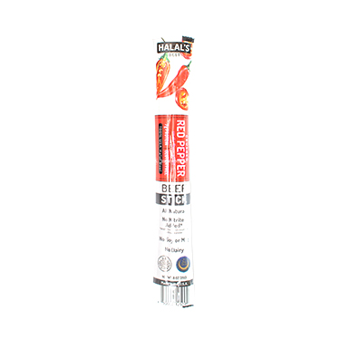 Halals Best Crushed Red Pepper Beef Stick .9oz 24ct