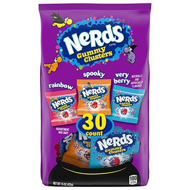 Halloween Nerds Gummy Clusters 30ct Variety Bag