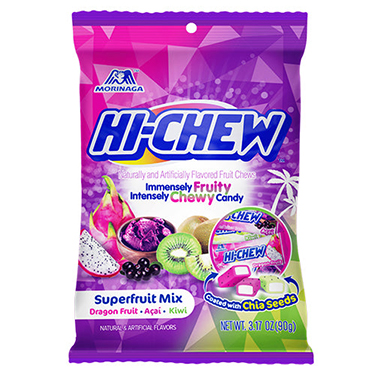 Hi Chew SuperFruit Mix Fruit Chews 3oz Bag