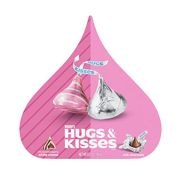 Hersheys Hugs and Kisses 6.5oz Heart Box