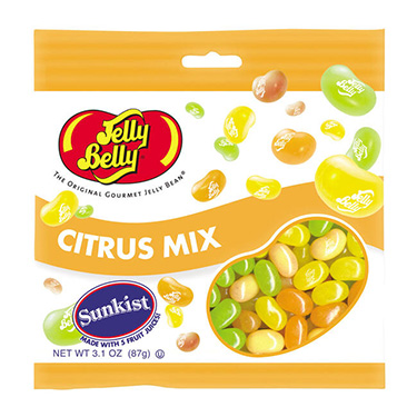 Jelly Belly Sunkist Citrus Mix 3.1 oz Bag