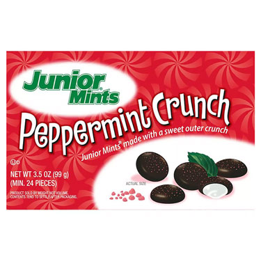 Junior Mints Peppermint Crunch 3.5oz Box