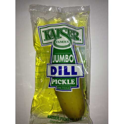 Kaiser Jumbo Dill Pouch Pickle 12ct Box - GrabOurNuts.com