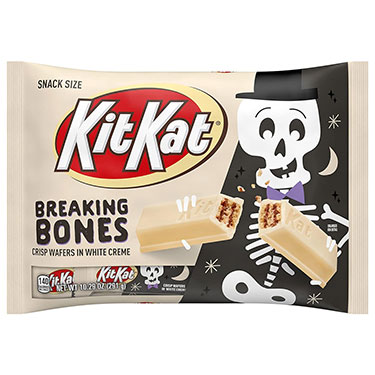 Kit Kat Halloween Breaking Bones White Creme Snack Size Bar 10.29oz Bag