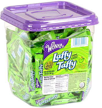 Laffy Taffy Mini Sour Apple 145ct Tub