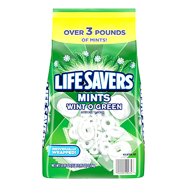 Life Savers Mints Wint O Green 53.95oz Bag