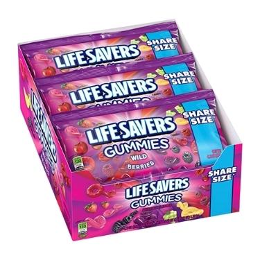 Life Savers Gummies Wild Berries Share Size 15ct Box