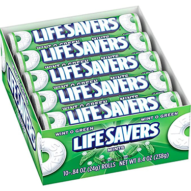 Life Savers Mints Wint O Green 20ct Box