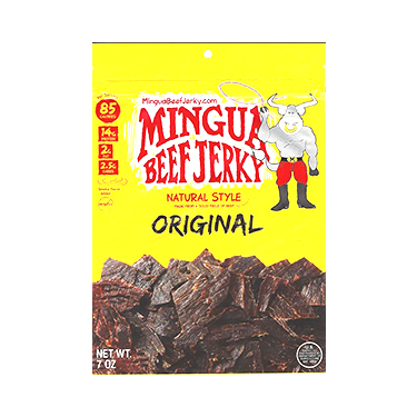 Mingua Mild Jerky 7oz Bag