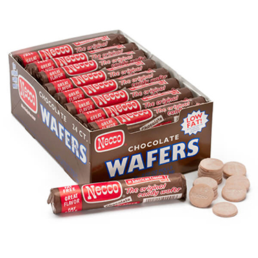 Necco Wafers Chocolate 24ct Box