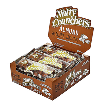 Nutty Crunchers Almond 2.5oz Bars 12ct Box