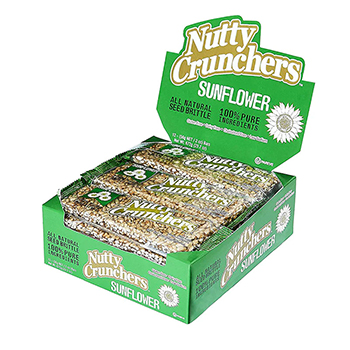 Nutty Crunchers Sunflower 2oz Bars 12ct Box