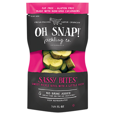 Oh Snap Pickles Sassy Bites 12ct Box