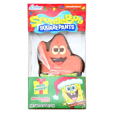 Patrick Star Solid Milk Chocolate 2.5oz Box