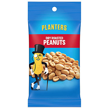 Planters Dry Roasted Peanuts 6oz Bag