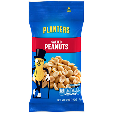 Planters Salted Peanuts 6oz Bag