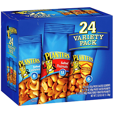 Planters Variety Pack 24ct Box