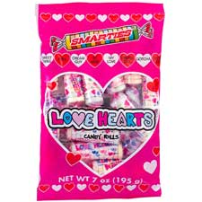 Smarties Valentines Love Hearts 7oz Bag