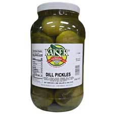Kaiser Dill Pickles 7 to 9 Count Gallon Jar