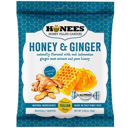 Honees Honey and Ginger 2.85oz Bag