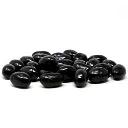 Canels Jumbo Black Licorice Jelly Beans 1lb