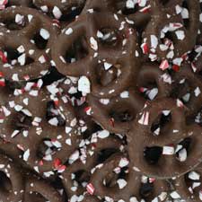 Hayden Valley Foods Milk Chocolate Pretzels with Peppermint 1lb