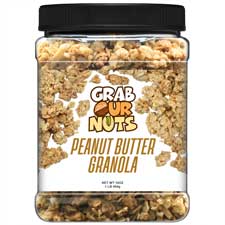 Grab Our Nuts Peanut Butter Granola 16oz Jar