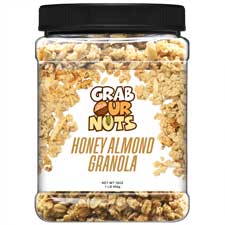 Grab Our Nuts Honey Almond Granola 16oz Jar