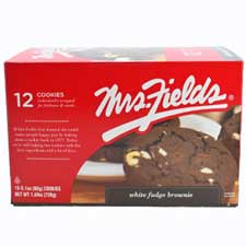 Mrs Fields White Fudge Brownie 2.1oz 12ct Box