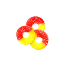 Albanese Gummi Strawberry Banana Rings 1lb